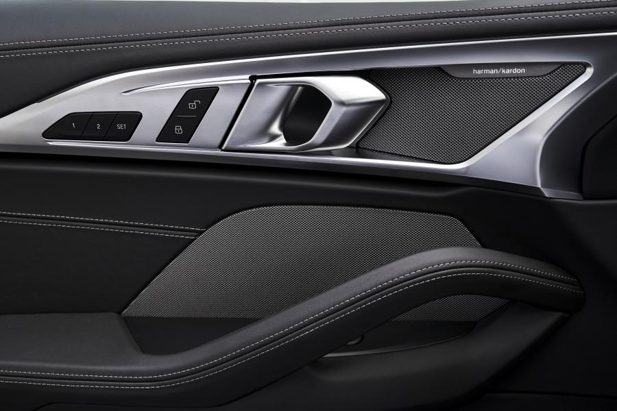 Детали интерьера BMW M850i xDrive Carbon Package (G15) 2018 года  (WW) (фото 113 из 287)